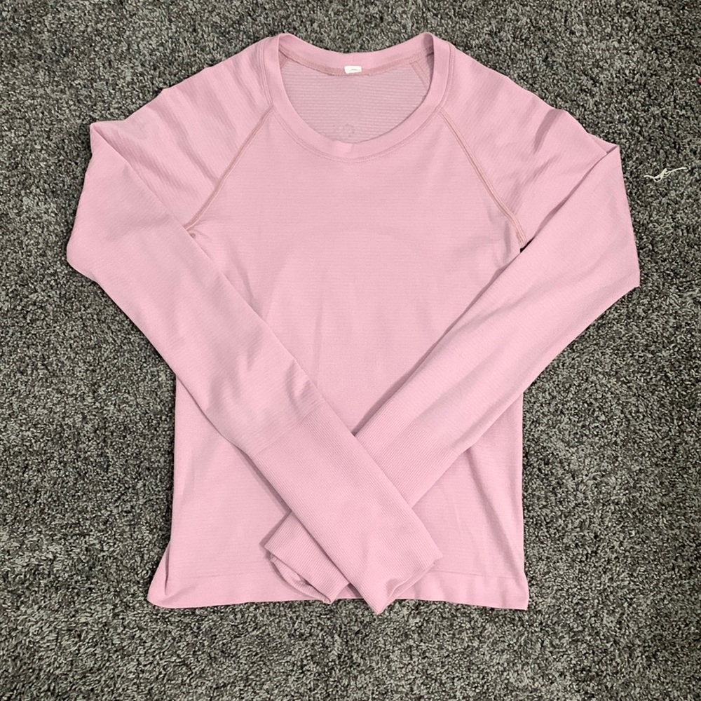 Long Sleeved Swiftly Tech *Race Length* Size 2, Color: Pink Peony